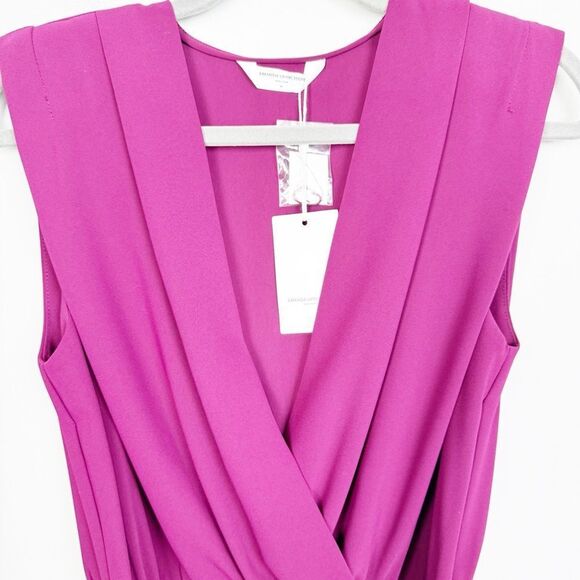 AMANDA UPRICHARD | NEW Lamarca Midi Dress in Syrah Women’s Size Medium - Picture 5 of 11